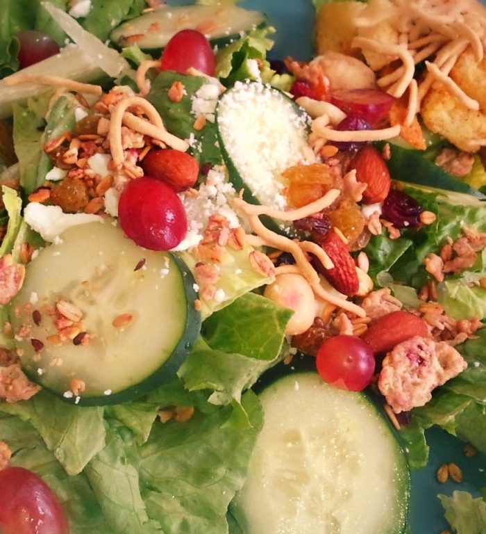 Crunchy Feta Dinner Salad