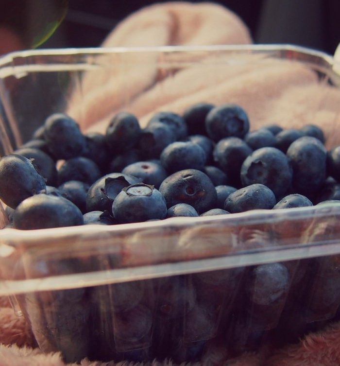 Blueberries for the road.