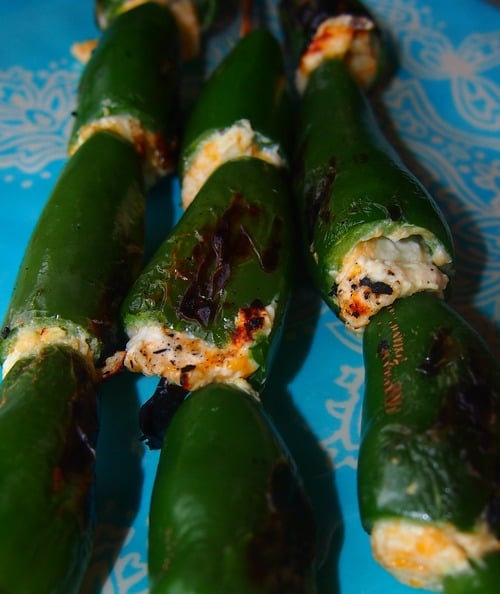 From the Grill: Jalapeño Popper Kabobs.