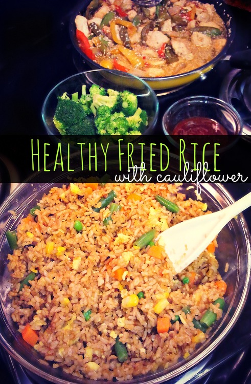 Healthy Cauliflower Fried Brown Rice