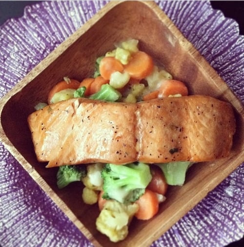 Another Seafood Night: Bourbon Salmon!