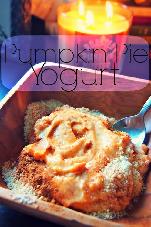 Pre Run Fuel: Pumpkin Pie Yogurt!