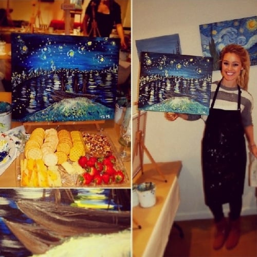 Art, Wine, Friends, & Food! Van Gogh or Van No? That is the Question!