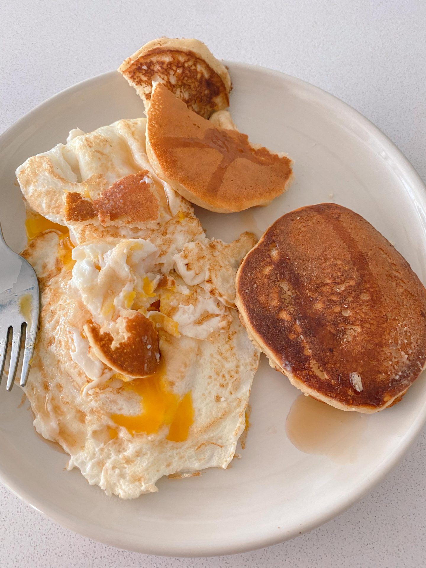keto pancakes and eggs