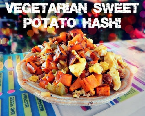 The Bro Can Cook! Vegetarian Sweet Potato Hash!