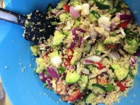 Meet Southern Fit: Greek Quinoa Salad