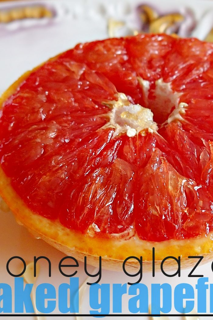 Honey Glazed Baked Grapefruit