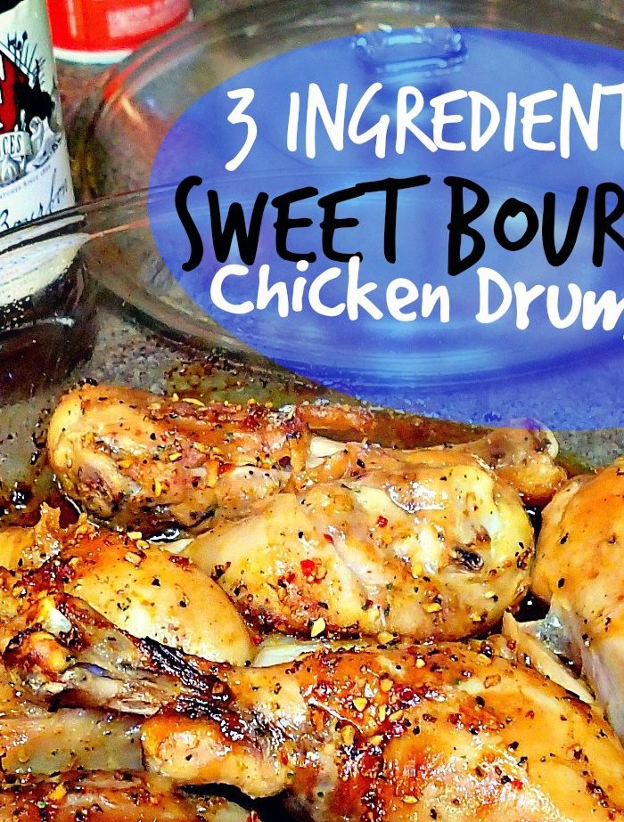 3 Ingredient Sweet Bourbon Chicken Drummies