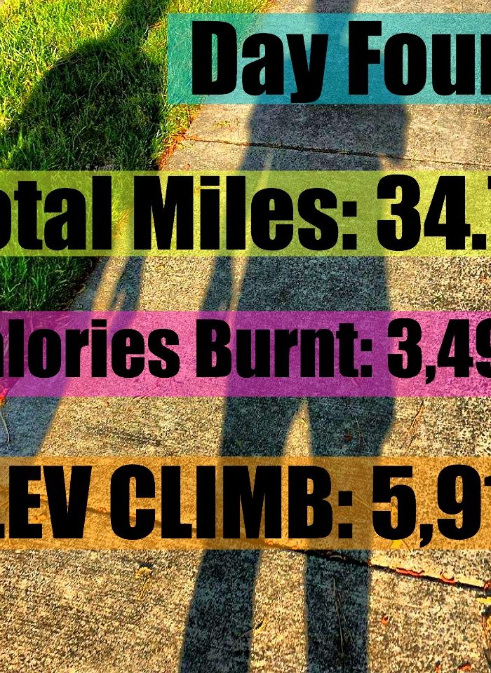34 Miles In Four Days!