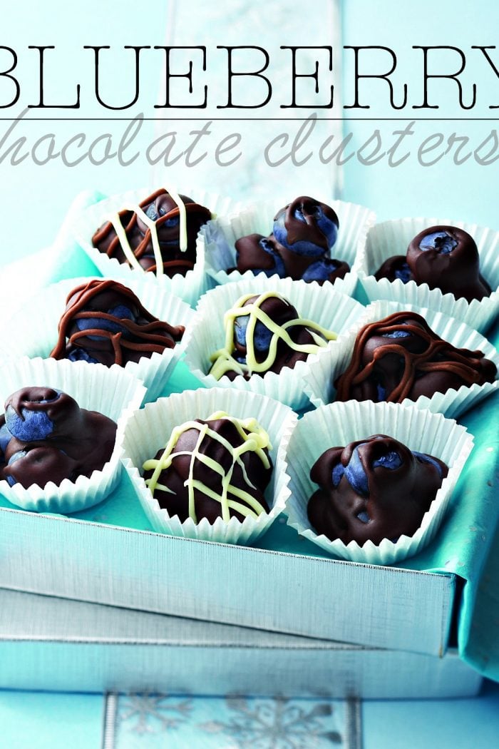 Blueberry Chocolate Clusters: Red, White, & Blueberry!