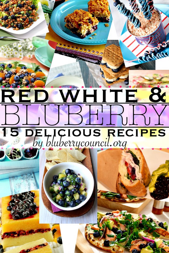 Blueberry Recipes from The Blueberry Council! Red, White, & Blueberry!