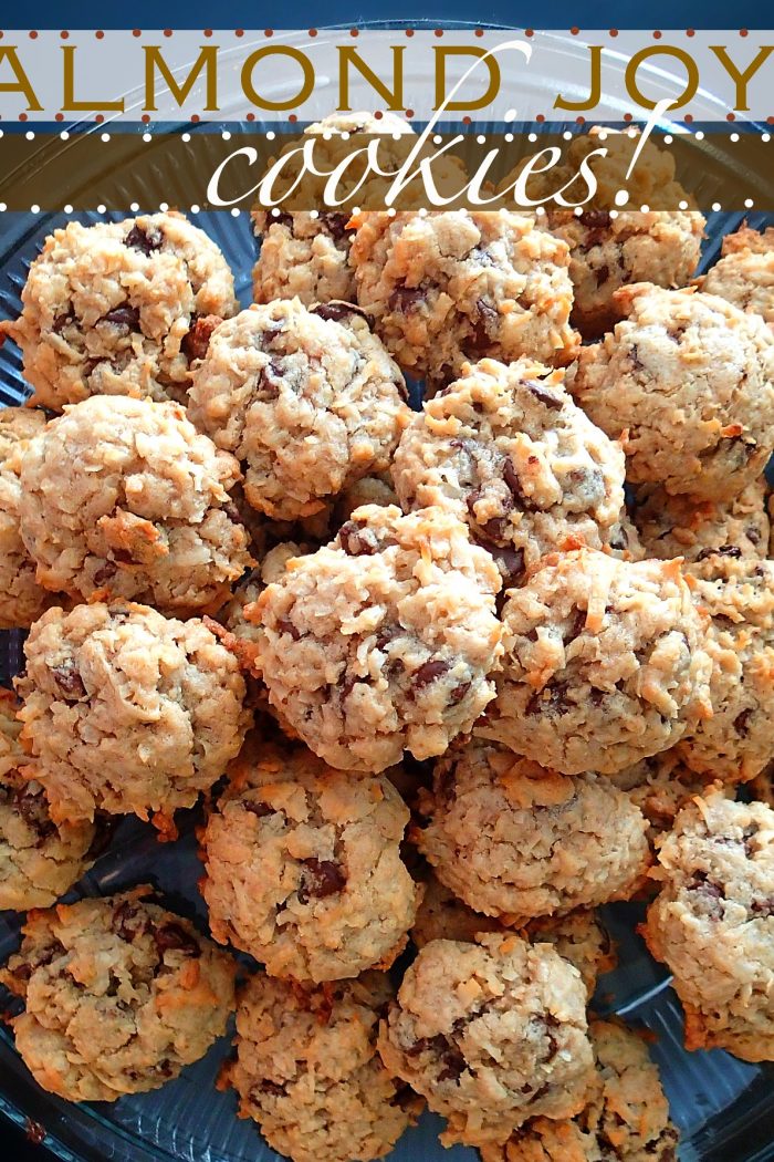 Soft & Chewy Almond Joy Cookies