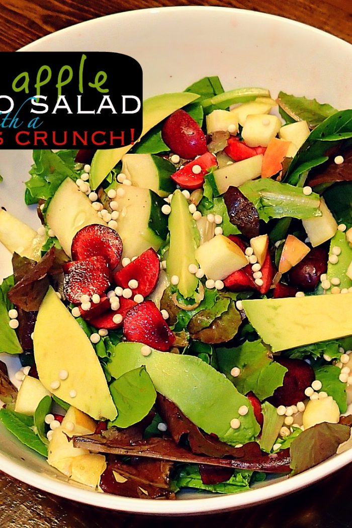 Cherry Apple Avocado Salad With a Couscous Crunch