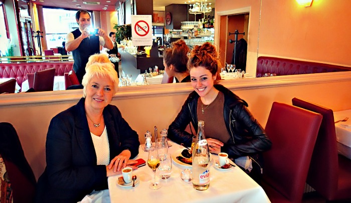 Big Blog X: Lunch With Secretary General of Hosteling International, Madame Edith Arnoult-Brill, at Les Buchees Doubles.