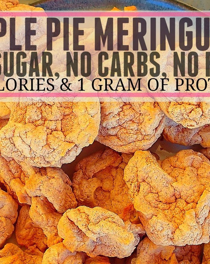 6 Calorie Apple Pie Meringues!