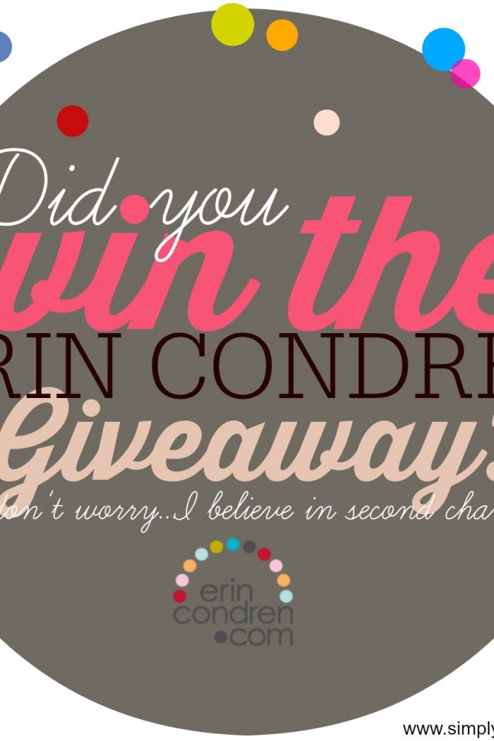 The Erin Condren Life Planners Giveaway! (2 Winners)
