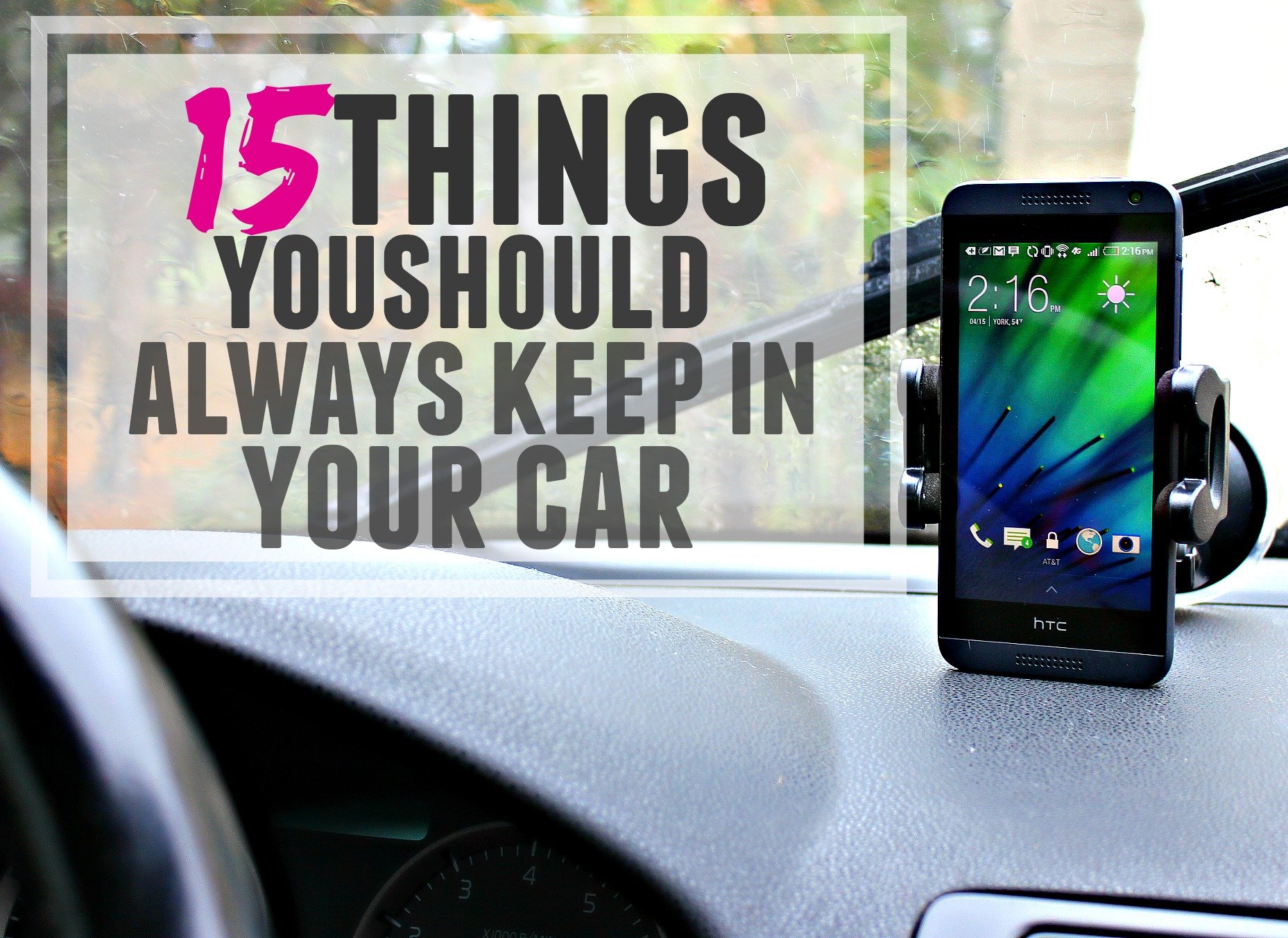 10 Essential Things You Should Always Keep in Your Car - Mike's