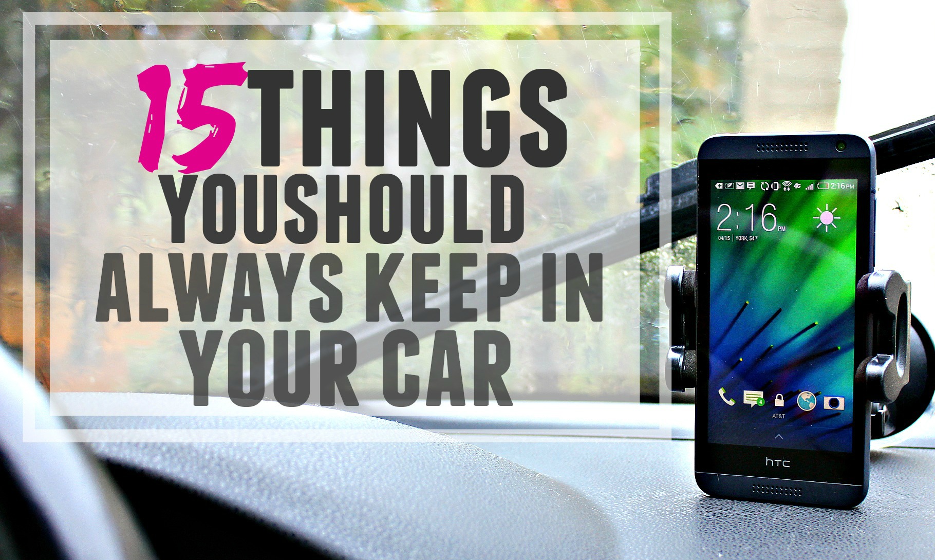 Essential Things You Should Keep In Your Vehicle at All Times