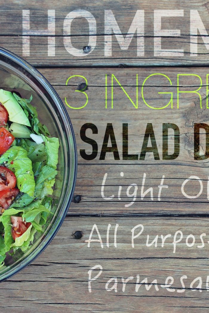 3 Ingredient Salad Dressing