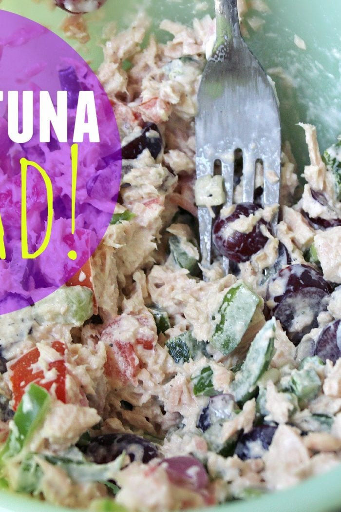 Light Tuna Salad with Multigrain Crackers