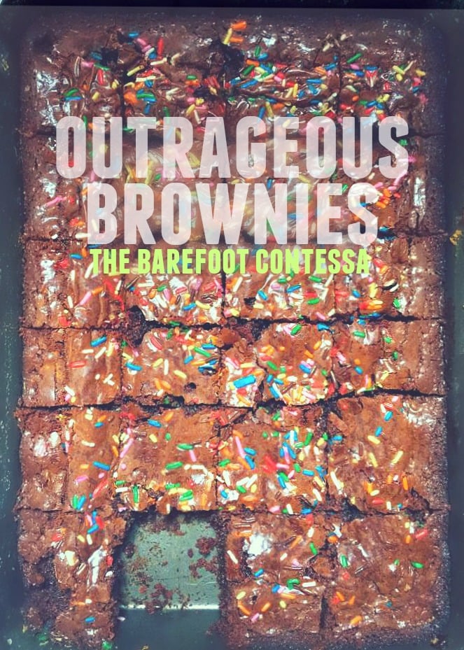 Best ever! Barefoot Contessas outrageous food network brownies!