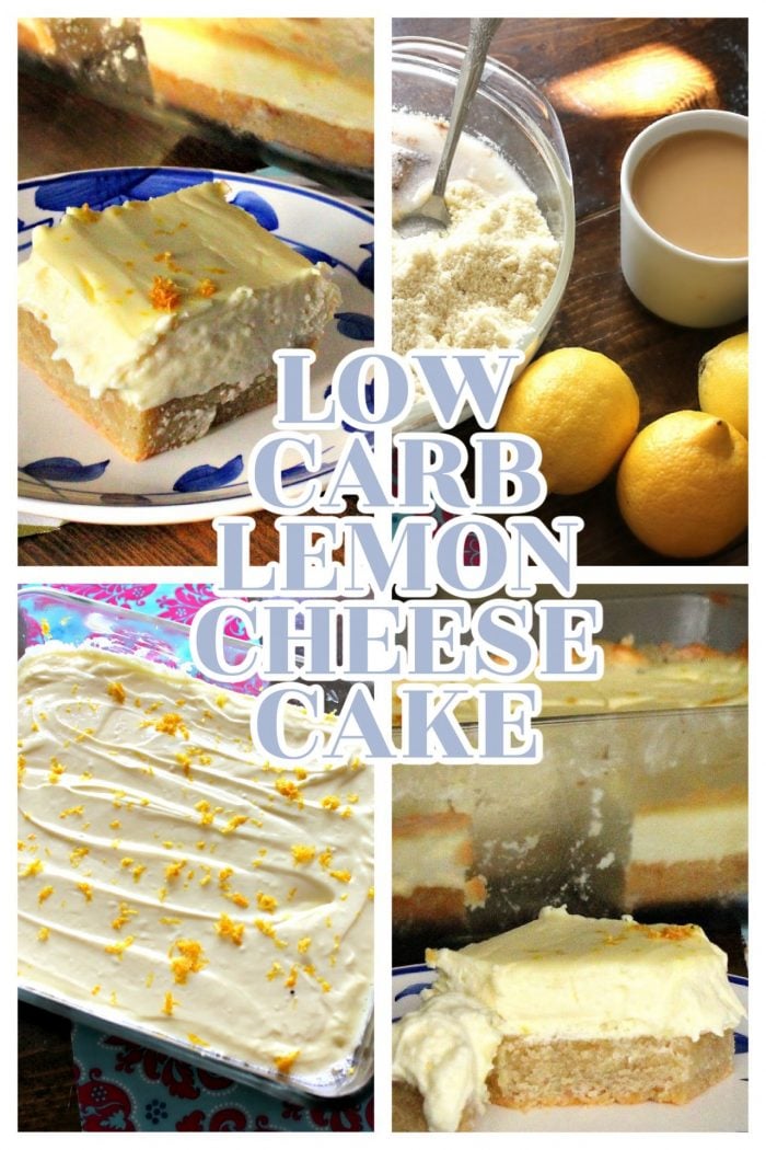 Low Carb Lemon Cheesecake Bars