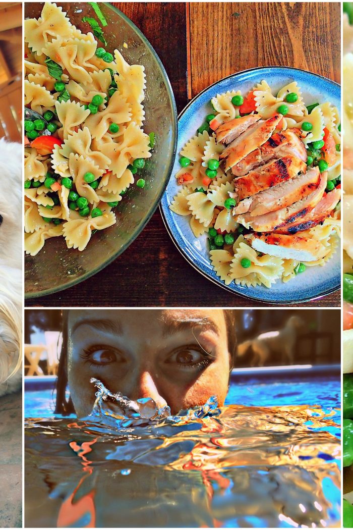 Chicken Basil Pasta & A Pool Day!