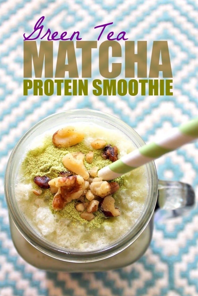 matcha protein smoothie