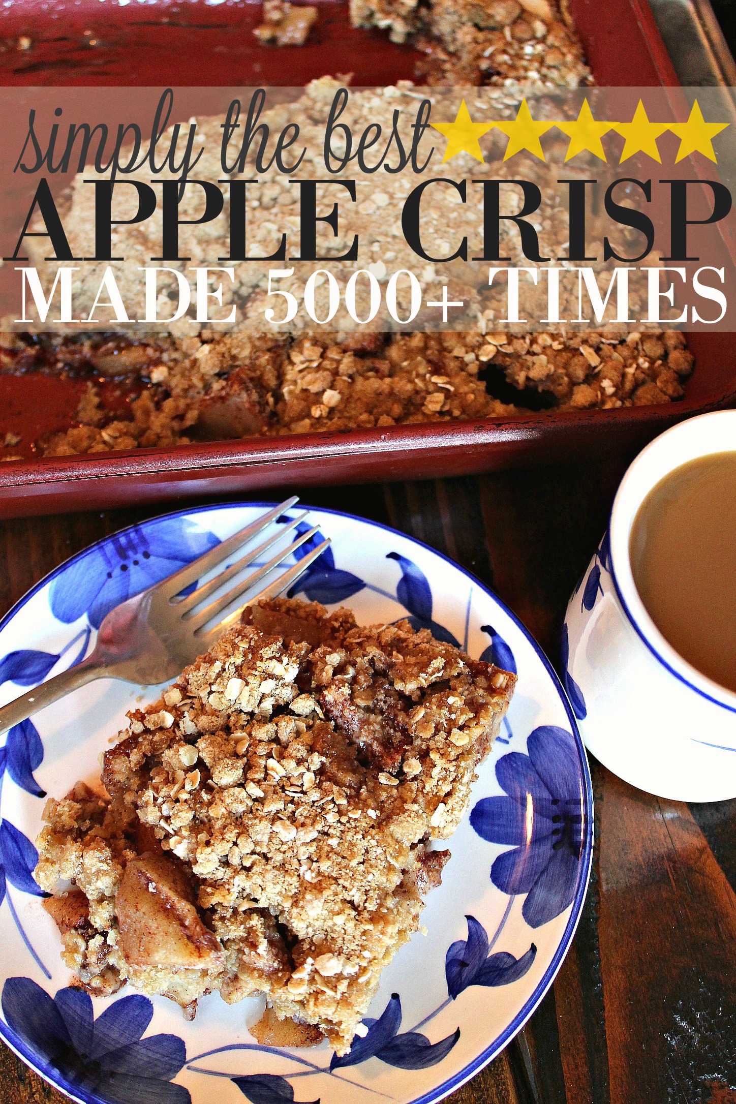 Simply THE BEST Apple Crisp Recipe