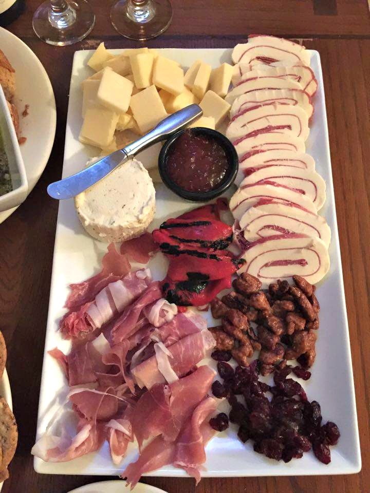 Cheese, Meats, & Cracker Spread