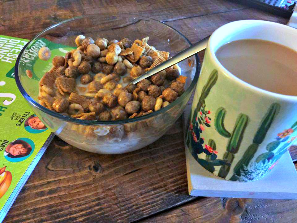 cereal and coffee
