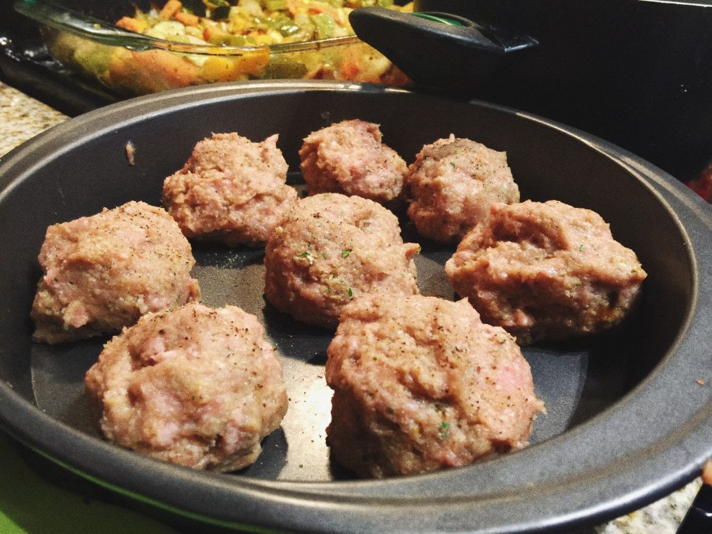 Homemade Turkey Parm Meatballs