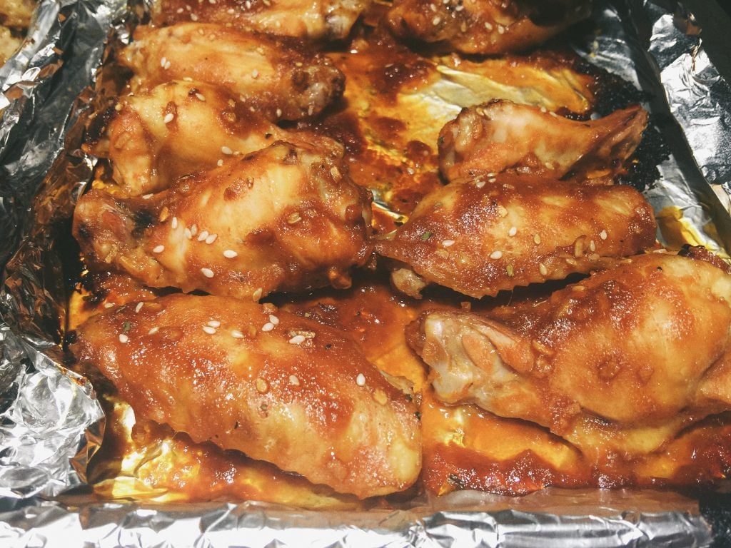 Homemade Baked Wings: BBQ/BUFFALO & Garlic Parm