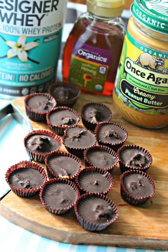 Extremely Dark Cocoa Protein PB Cups!