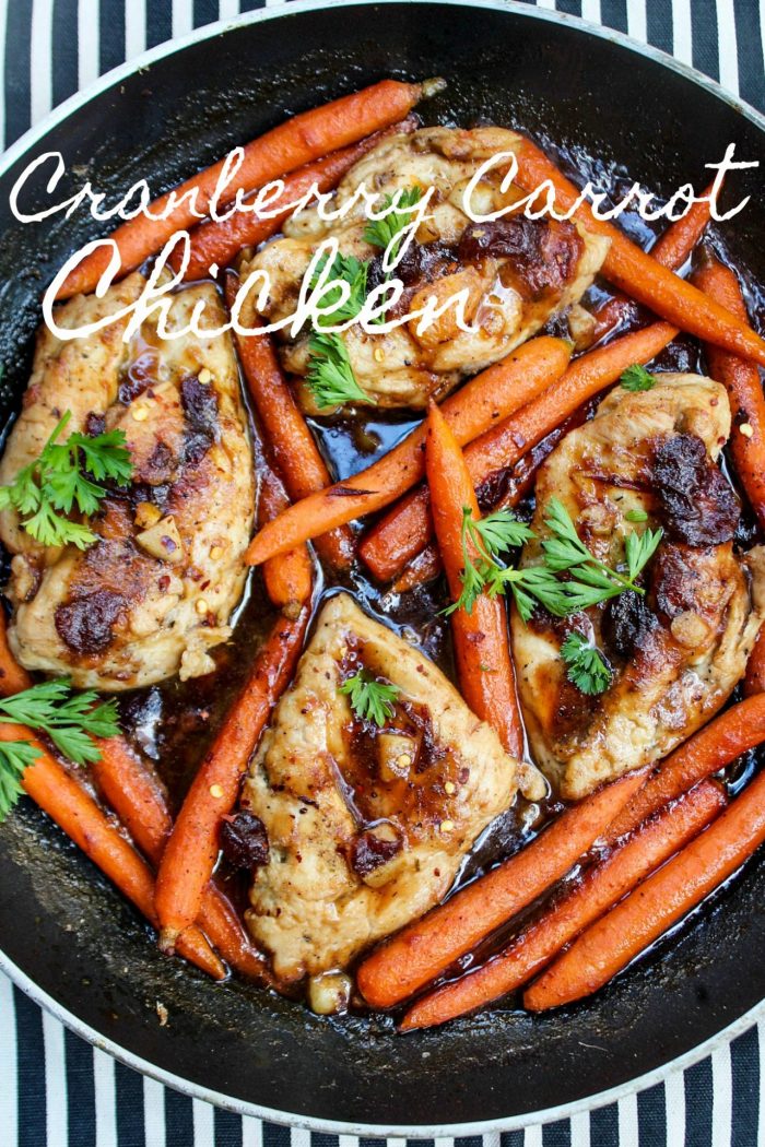 Cranberry Carrot Chicken & Roasted Vegetables