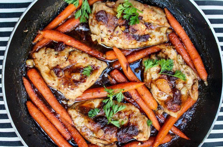 Cranberry Carrot Chicken & Roasted Vegetables – Simply Taralynn