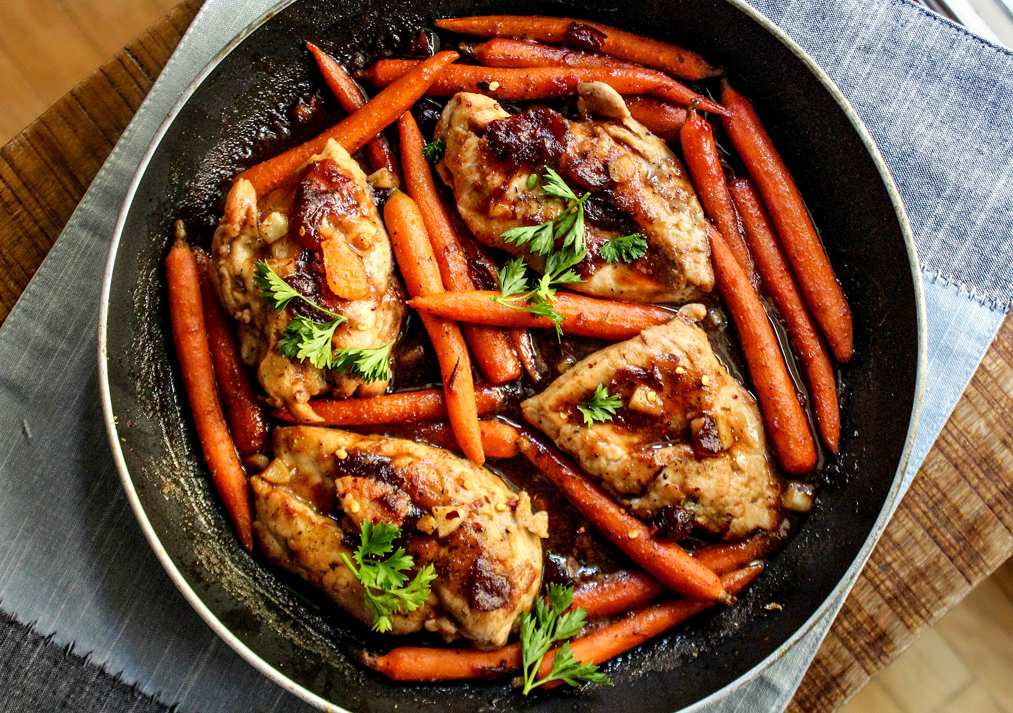 Cranberry Carrot Chicken & Roasted Vegetables - Simply Taralynn | Food ...