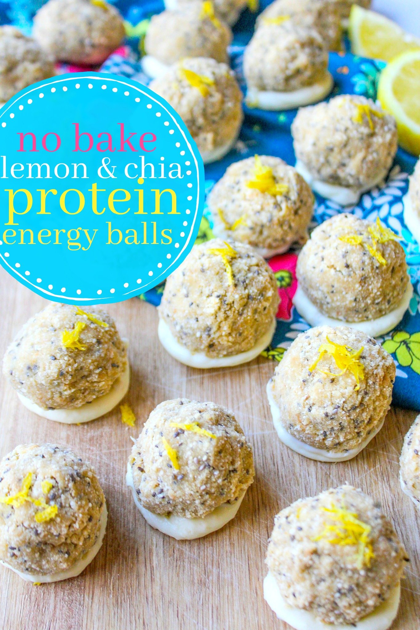Lemon Protein Balls (No-Bake!) - Secretly Healthy Home