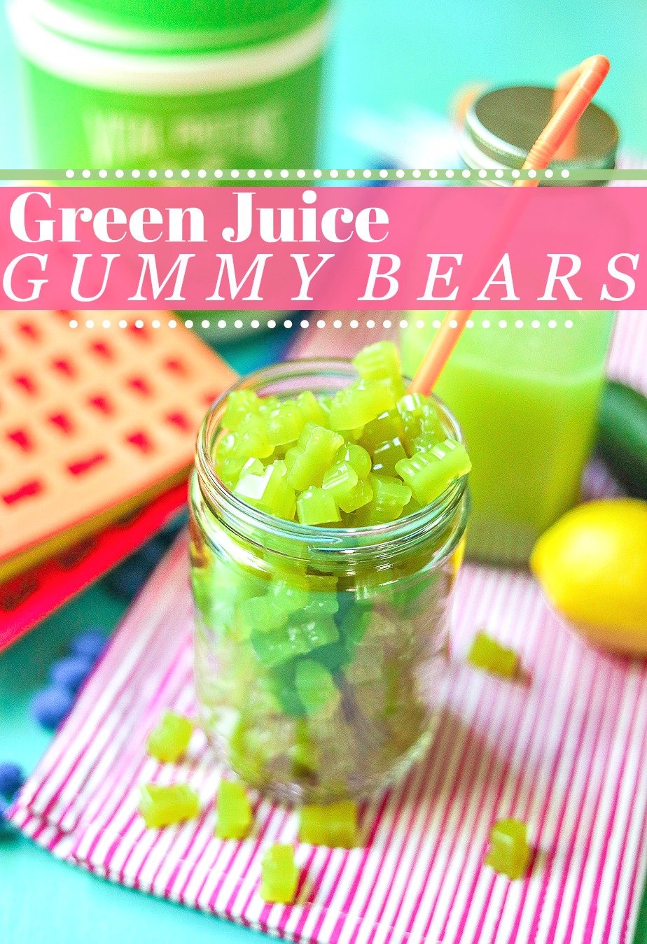 Healthy Homemade Gummy Bear Recipe (Just 2 Ingredients!)