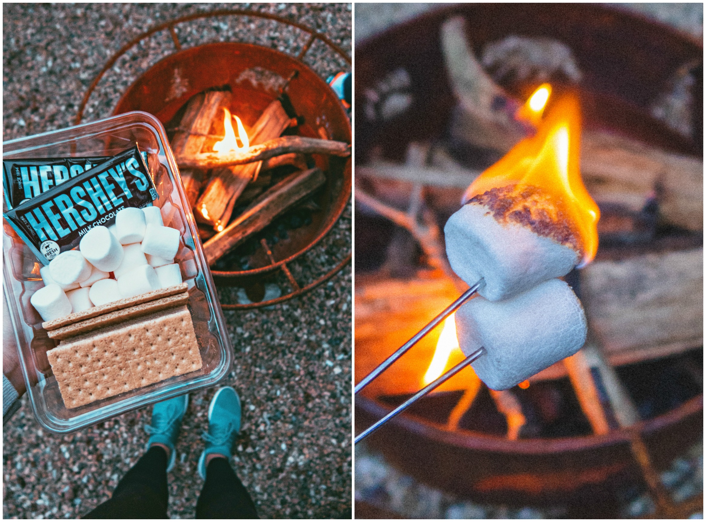couples hiking, dogs, ruffwear, lake, mountain trip, hike, camp, fishing, Patagonia, back country, hiking boots, roasting marshmallows, s'mores, bon fire