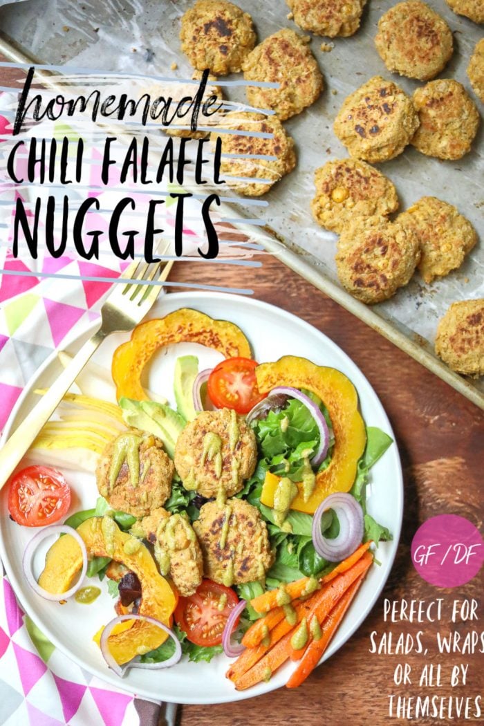 Homemade Chili Falafel Nuggets | Gluten & Dairy Free