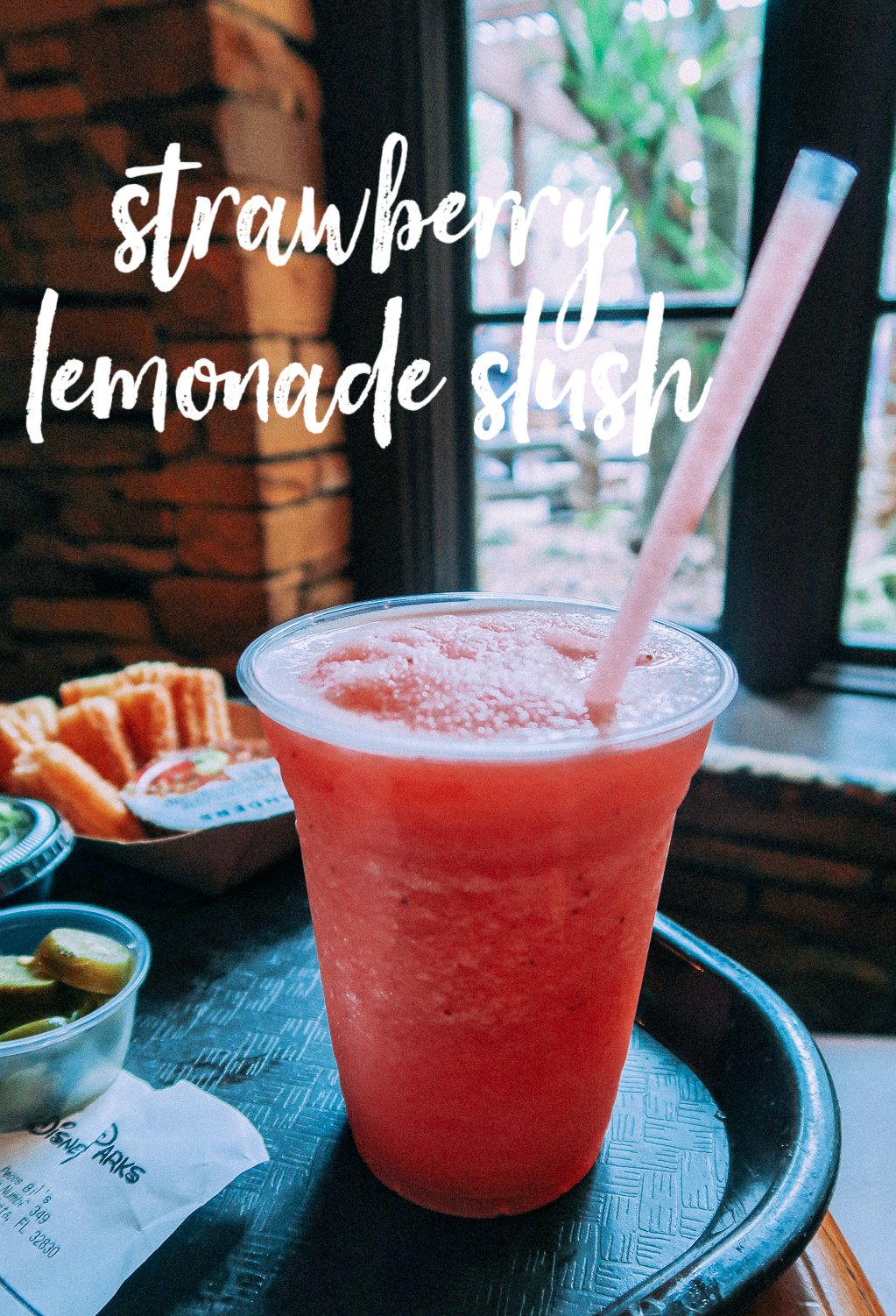 Tall Tale Inn And Cafe Pecos Bill Disney Magic Kingdom Food Strawberry Lemonade Slush