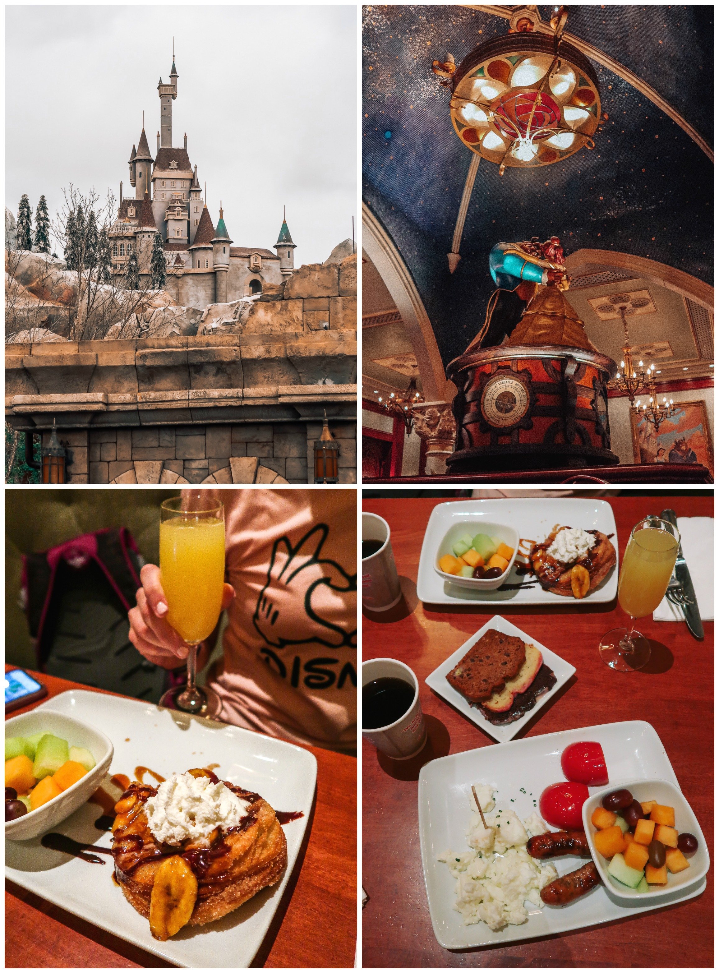 Itinerary Walt Disney World Breakfast Be our Guest 