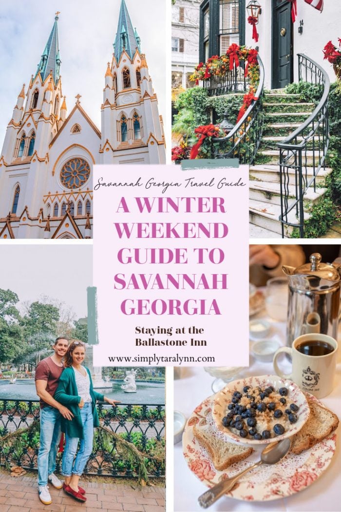 Visiting Savannah Georgia in the Winter | Staying at the Ballastone Inn