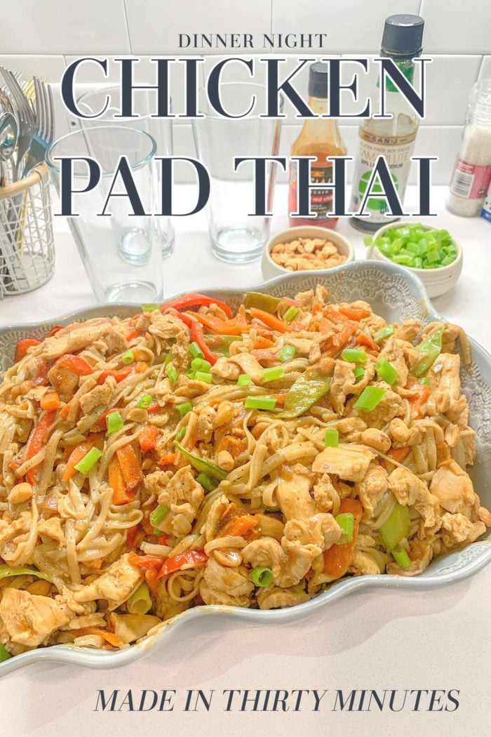 Chicken & Vegetable Pad Thai Night: Easy 30-Minute Recipe