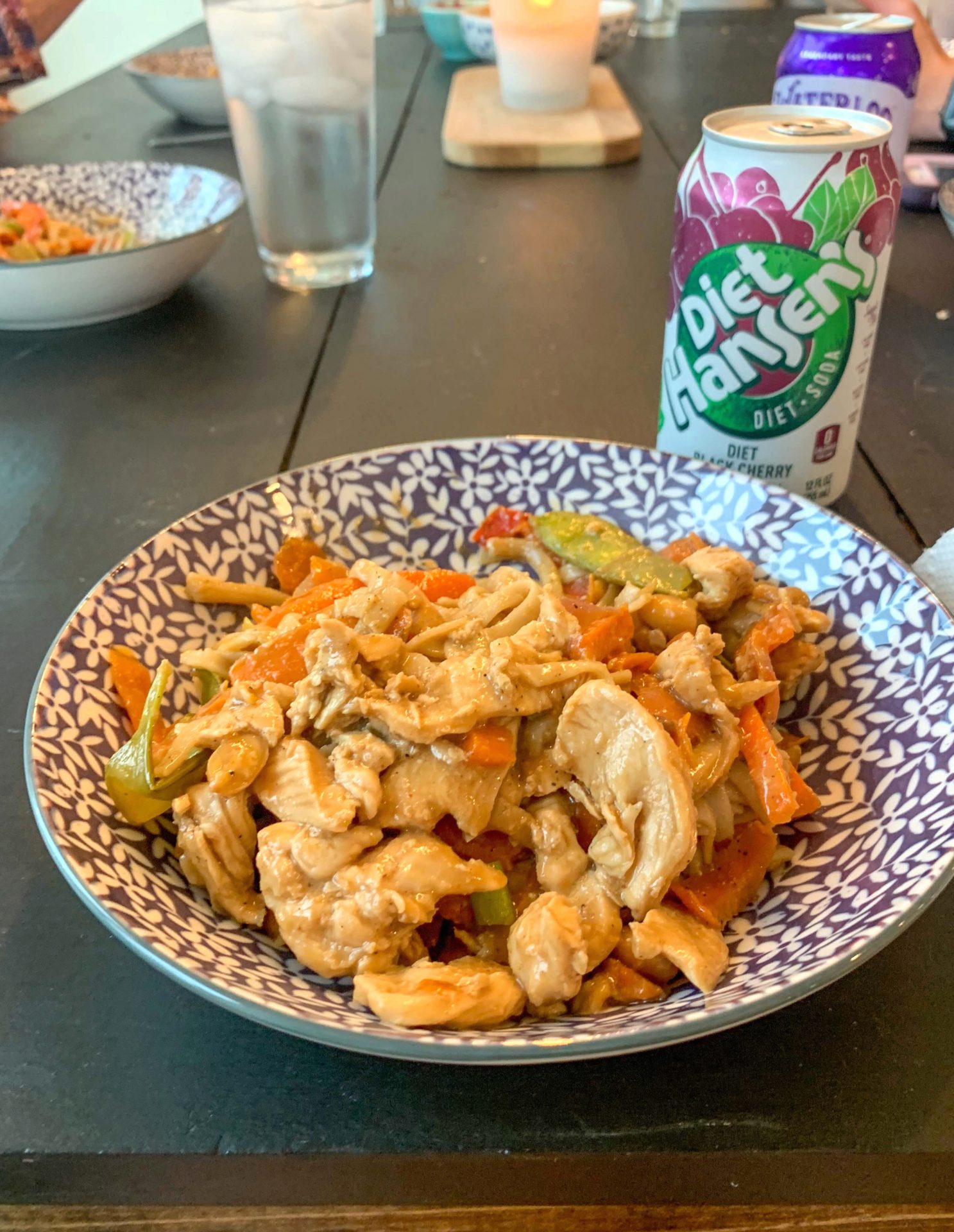 pad thai, gluten free, rice noodles, dinner, chicken, food, cooking, recipe, carrots, Thai recipe