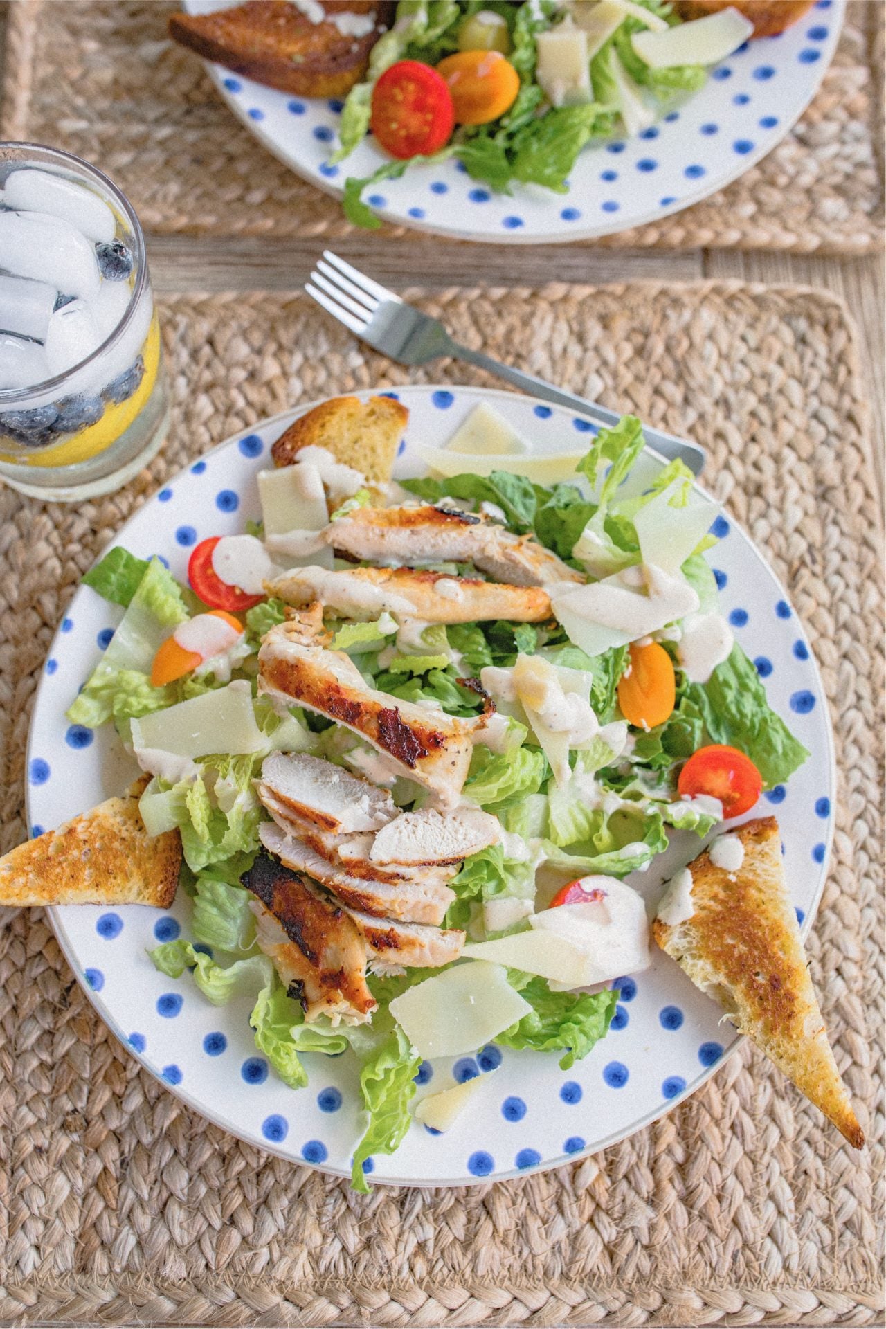 Italian summer, Caesar salad, fresh dinner, gluten free, grilled chicken, healthy dinner, farm to table, farm fresh, delicious , food dinner, summer nights, southern nights, backyard picnics, salads, caesar dressing