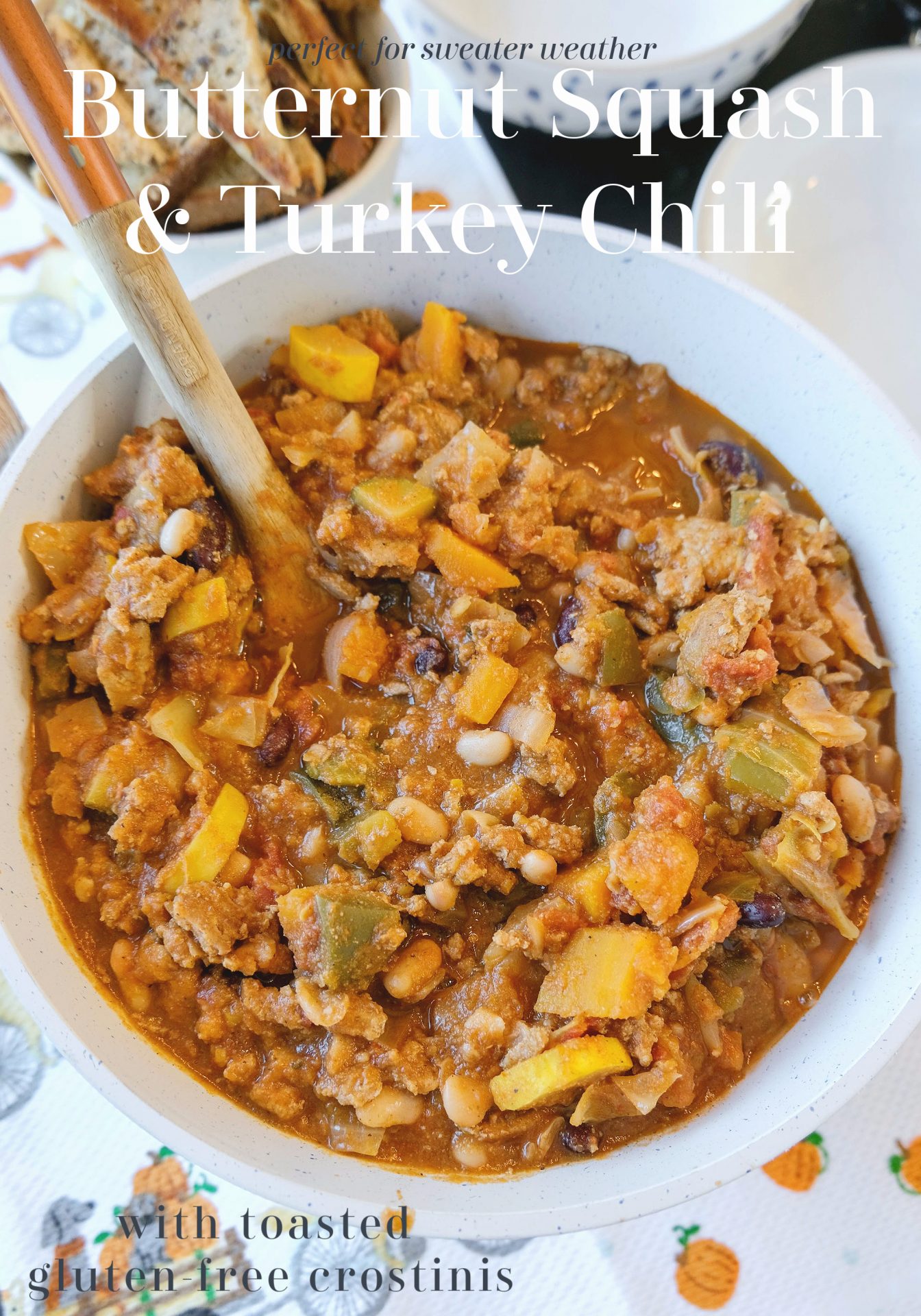 butternut squash chili, recipe, gluten-free, dairy free, healthy cooking, video, how to, best chili recipe, fall cooking, football, delicious