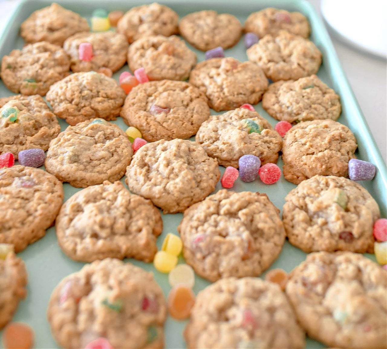 christmas cookies, gumdrops, nut cracker, oatmeal candy, christmas desserts, holiday baking, holiday cookies, gumdrops, sugarplums, the nutcracker inspired cookies, christmas baking, easy recipe