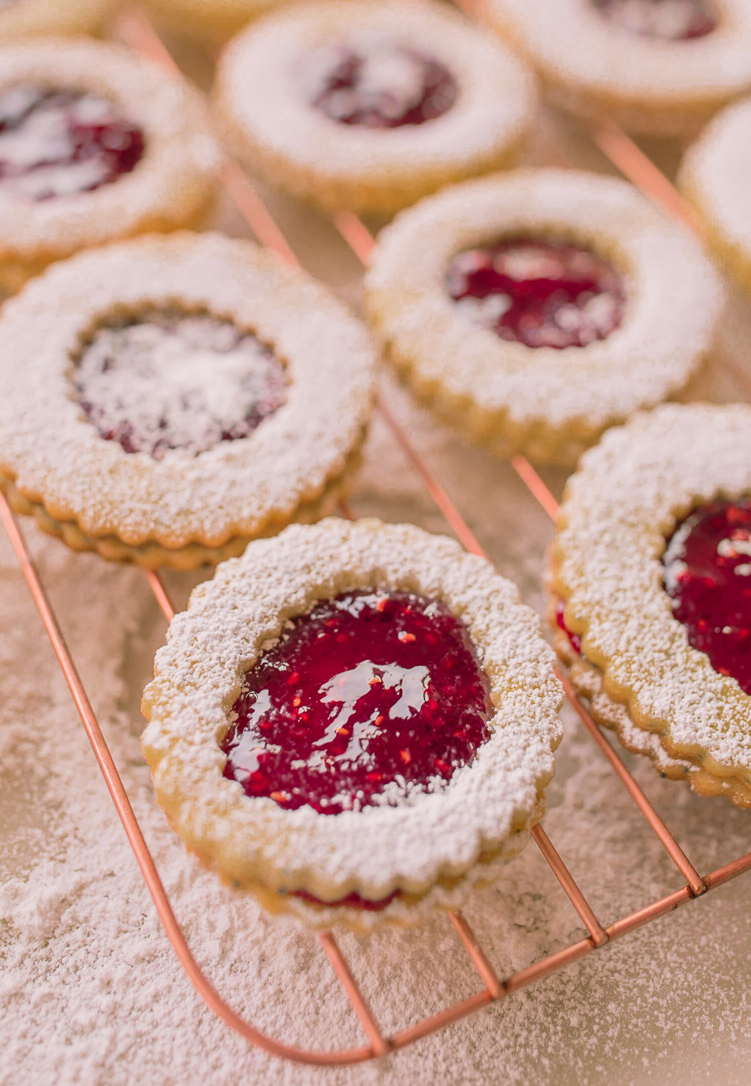 christmas cookie, lemon poppy seed, lemon linzer cookies, shortbread cookies, vegan, dairy-free, lemon shortbread cookies, baking, jam, raspberry, jelly